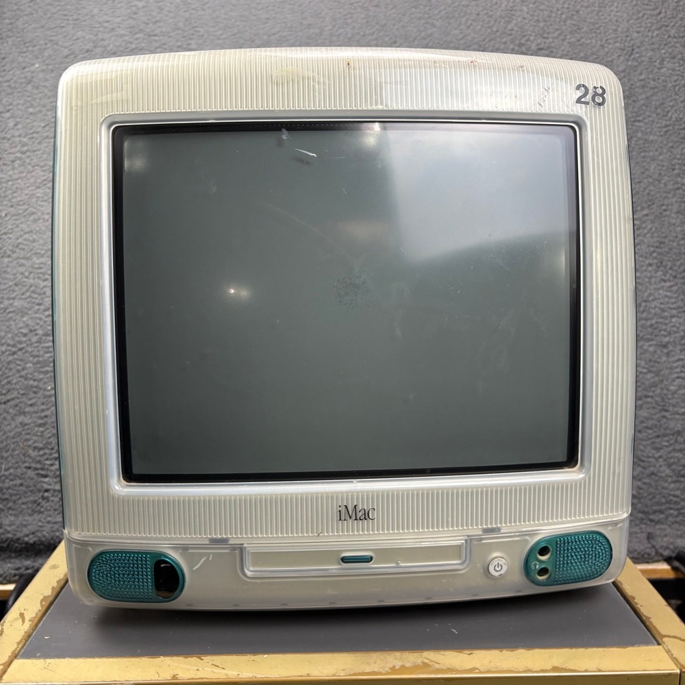 Apple iMac G3 233MHz‎ Bondi Blue Vintage Desktop Computer PowerPC - Parts Only